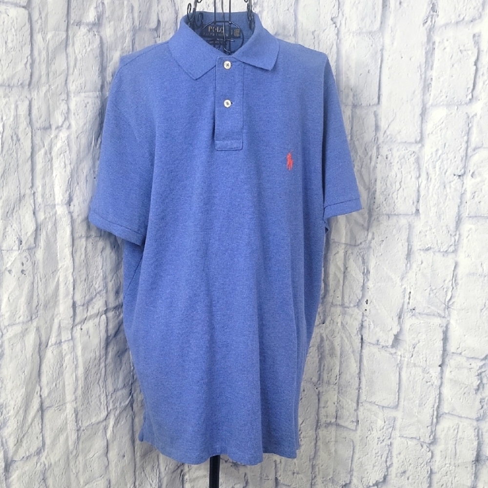 Polo by Ralph Lauren Blue Polo‎ Shirt Large